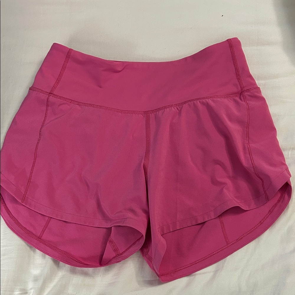 Lululemon pink shorts